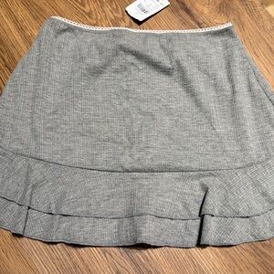 NWT Windsor Persaya Gray Mini Skirt/Skort